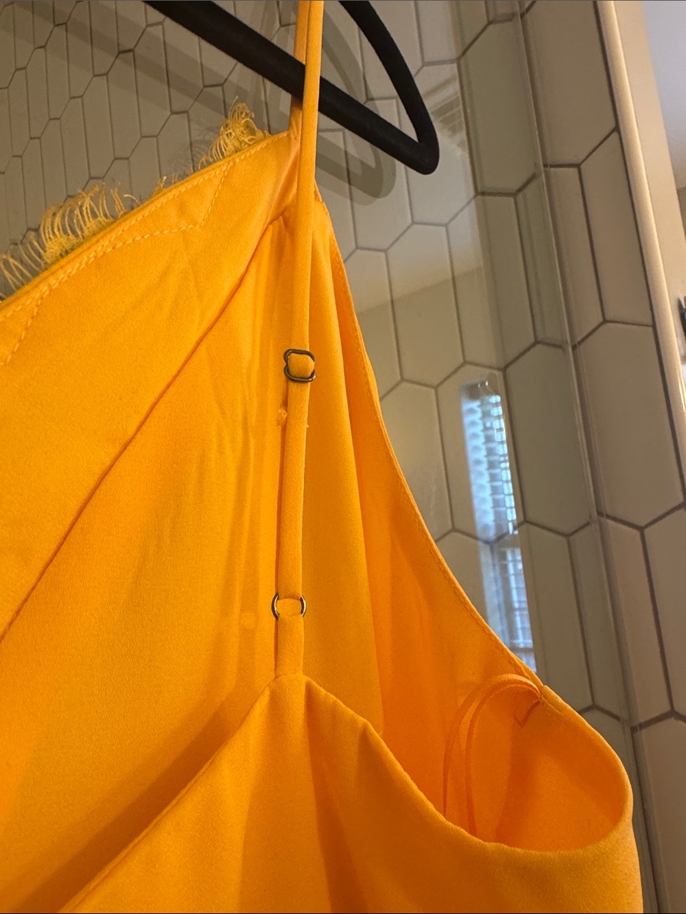 Melrose and Market Bright Yellow Lace-Trim Slip Cami - Picture 7 of 11